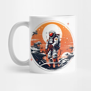 Colorful Astronaut in Space #13 Mug